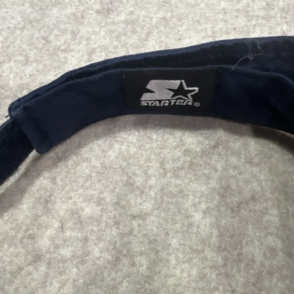 Starter‎ Visor Cap Adjustable Strap Logo Athletic Navy Retro Y2k Fashion